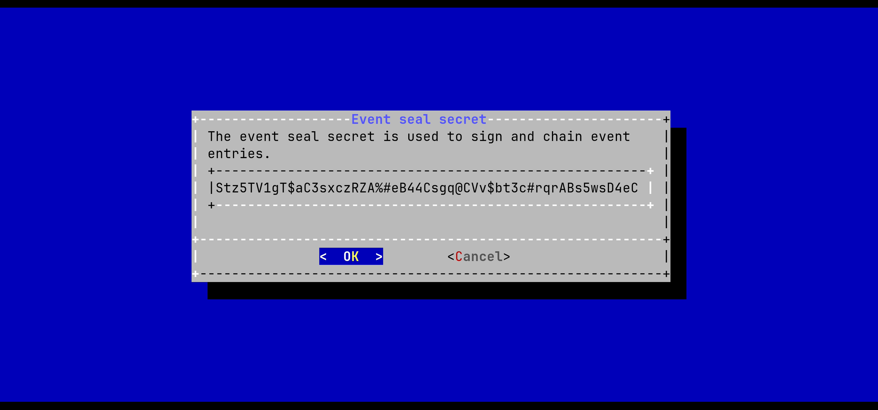 Generate Secret
