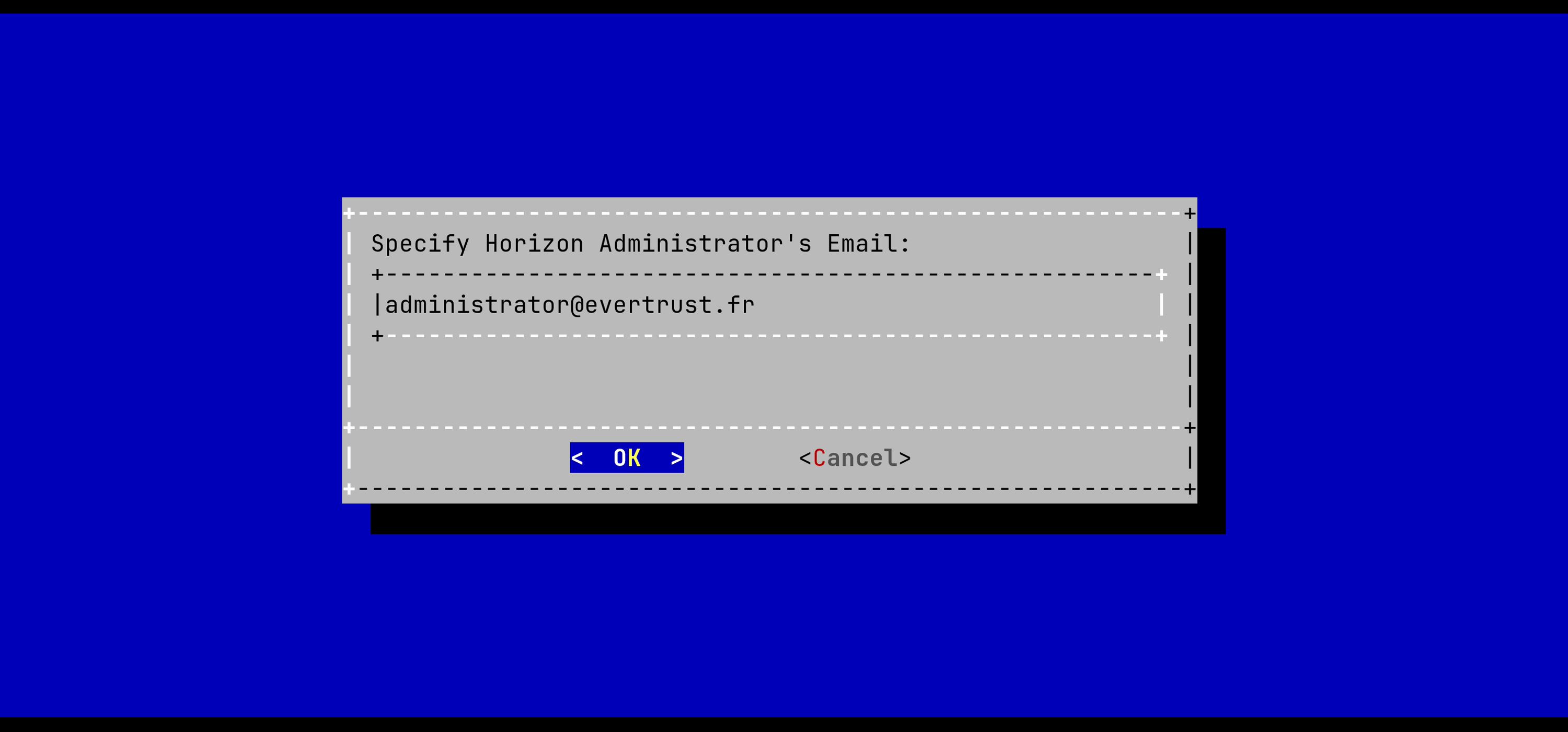 Set Administrator Email