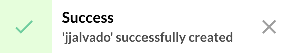 Administrator successfully created