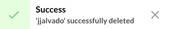 Administrator successfully deleted