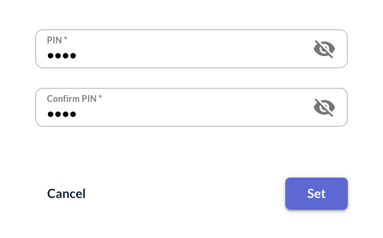 Slot Change PIN