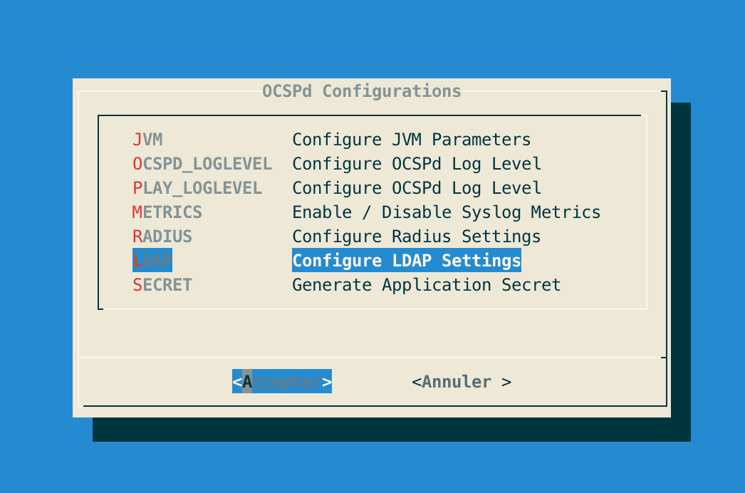 OCSPd Secret Menu