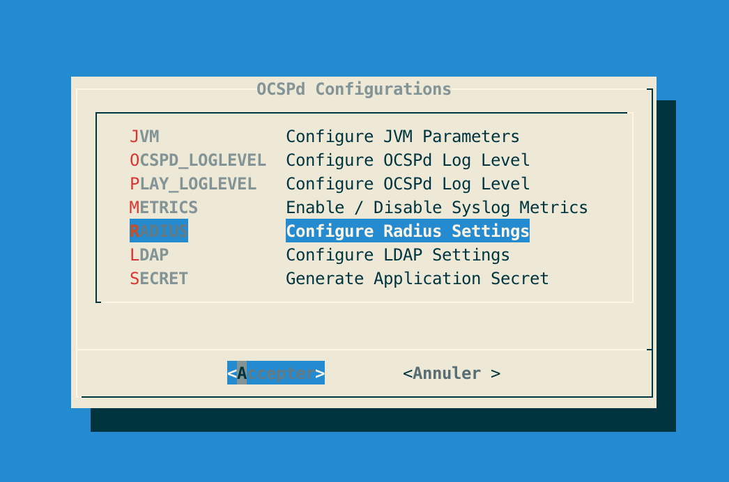 OCSPd Secret Menu