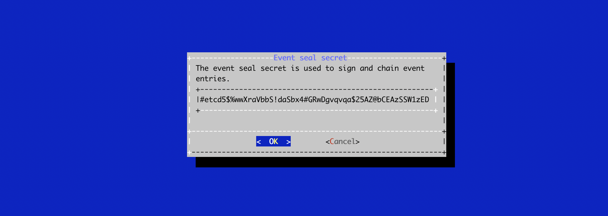 Generate Secret