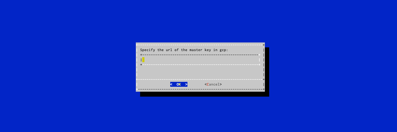 Gcp Config Menu
